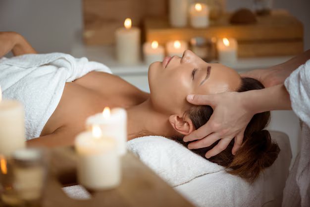 Holistic facial treatment